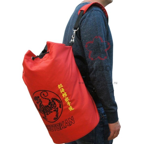 Сумка-торба "Сётокан" красная с подкладом