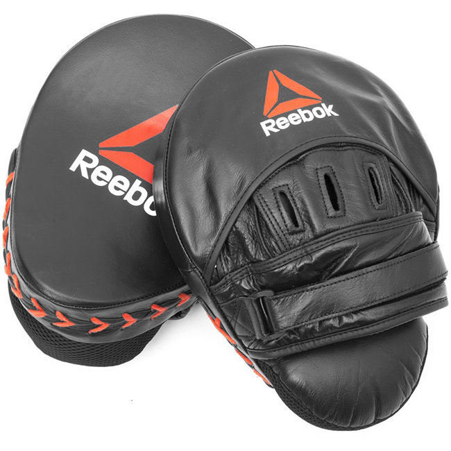 Лапы боксерские "Reebok" Combat  кожа, RSCB-11250