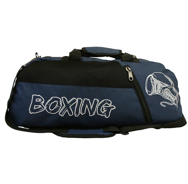 Cумка-рюкзак "Бокс" синяя