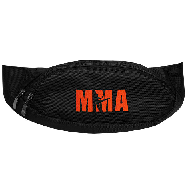 Поясная сумка чёрная "MMA"