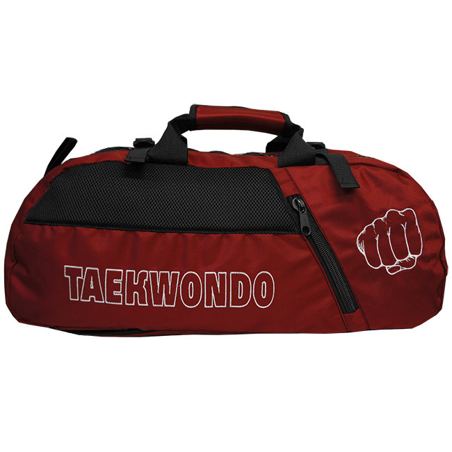 Сумка-рюкзак "Тхэквондо" темно-красная