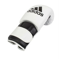 Перчатки боксерские Super Pro Safety Sparring Hook & Loop бело-ч